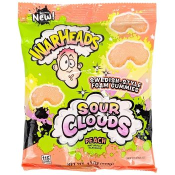 Warheads Sour Clouds Peach