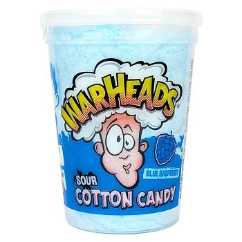 Warheads Sour Blue Raspberry Cotton Candy