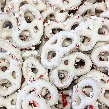 Yogurt Peppermint Pretzels
