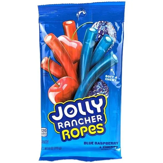 Jolly Rancher Ropes: Blue Raspberry & Cherry